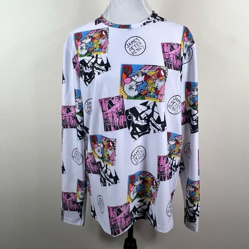 Swiminista x James Peter Henry Good Times Rashguard w Art Toss Print